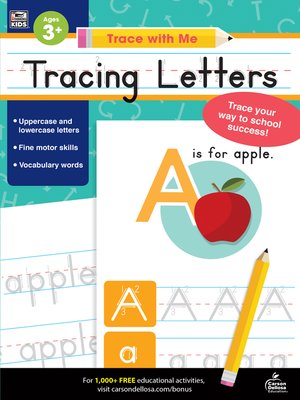 cover image of Trace with Me Tracing Letters